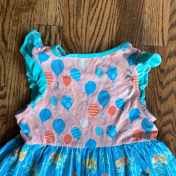 Matilda Jane Dream Chasers balloon dress, size 8. Missing one button, great cond - Picture 7 of 12